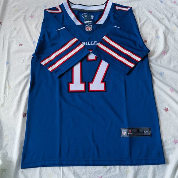Buffalo Bills Blue Number 17 Jersey - Picture 9 of 10